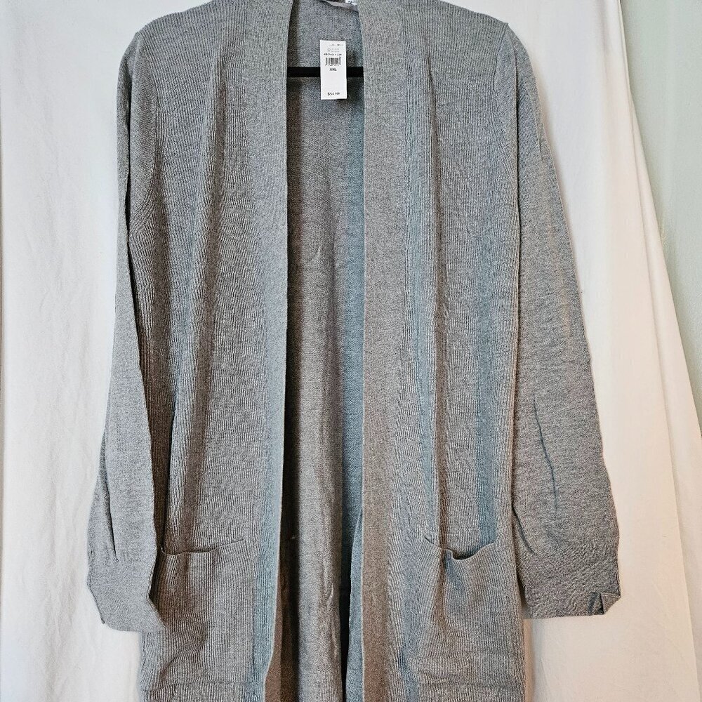 Gap‎  Open Front Cardigan XXL Light gray NWT